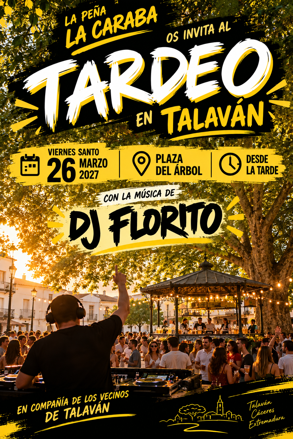 Cartel de Tardeo en Talaván